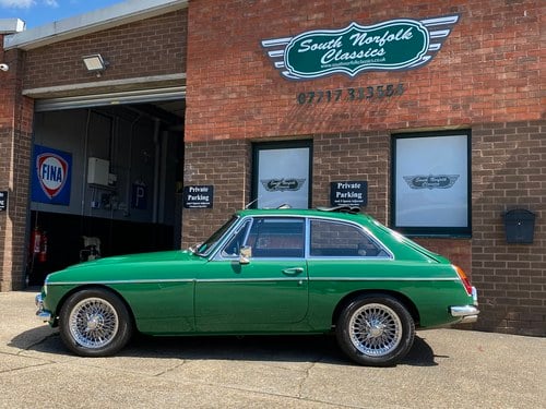 1968 MGC GT with Power steering and overdrive SOLD