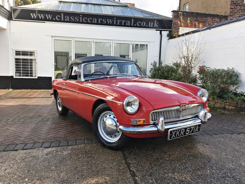 1963 MGB ROADSTER EARLY PULL HANDLE HERITAGE SHELL SOLD