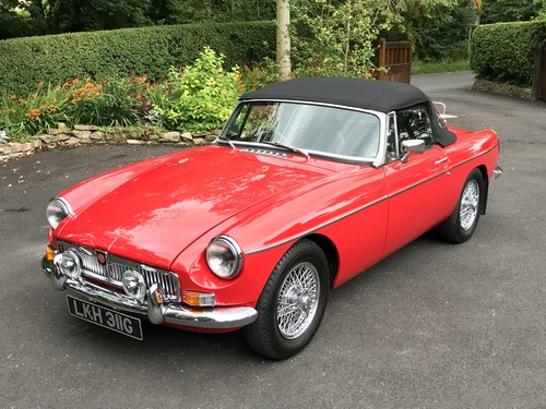 1968 MG b roadster heritage shell rebuild SOLD