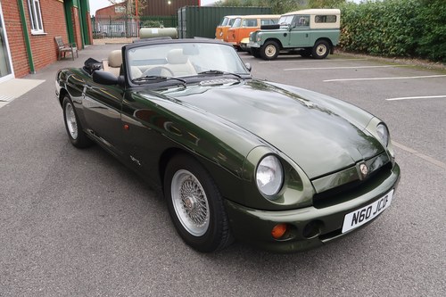 1995 MG RV8 2dr Convertible in Woodcote Green SOLD