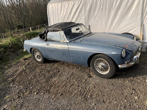 1966 MGB Roadster Chrome Bumper ( Project) For Sale
