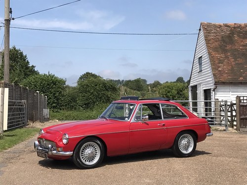 1969 MGC GT, overdrive, wire wheels, SOLD SOLD