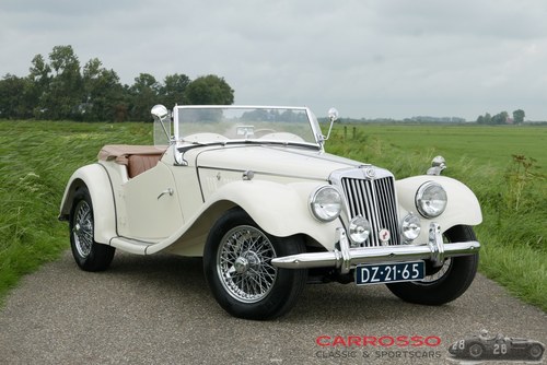 1954 MG TF Restored equipped with a 5-speed manual gearbox In vendita