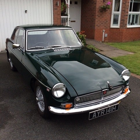 1969 British Racing Green MGB GT VERKAUFT