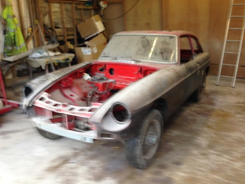 1969 MGC Restoration dry stored in farm workshop  since mid 80s. For Sale