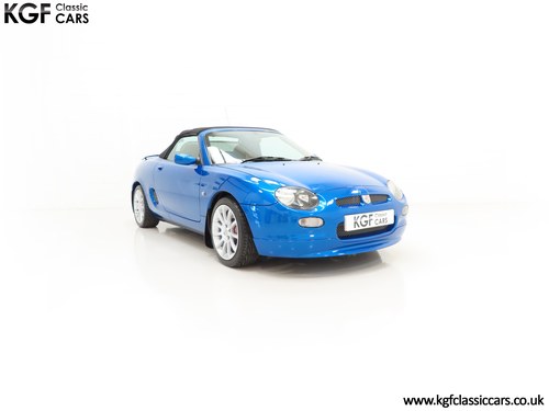 2001 An Astonishing Limited Edition MGF Trophy 160 SE SOLD