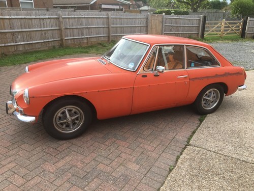 1972 MGB GT 1800 Manual with Overdrive For Sale