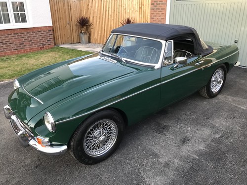 1968 MGC Roadster, Chrome Bumpers, Chrome Wire Wheels, MGB For Sale