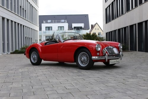 1957 MGA Roadster 5 speed with 1767cc MGB engine SOLD