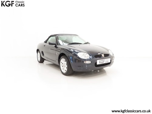 2001 An MGF with One Private Owner and Only 7,399 Miles VENDUTO