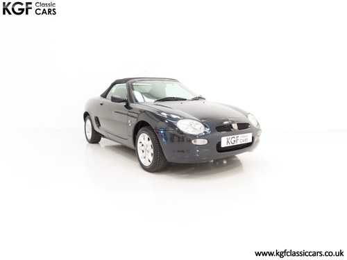 2001 An MGF with One Private Owner and Only 7,399 Miles VERKAUFT