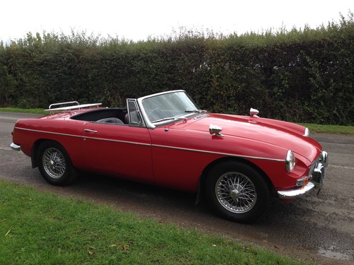1967 Classic MGB Roadster Chrome bumpers, Tax and MOT Exempt For Sale