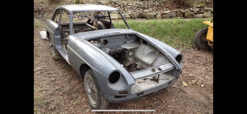 1968 Grampian Grey MG B GT Project Rare For Sale