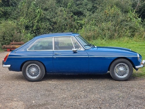 MG B GT, 1974, Teal Blue In vendita