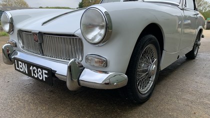 MG Midget MkIII 1275cc in White, fully restored.SOLD!