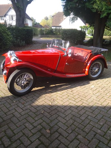 1947 Mg tc supercharged with five speed gear box For Sale
