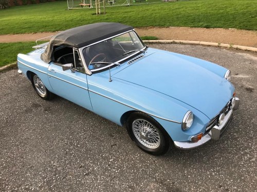 1963 MGB Roadster, Chrome Bumpers, Wire Wheels, Bare Metal For Sale