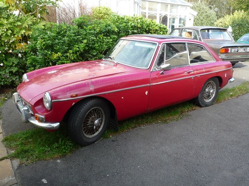 1967 Tartan Red MGBGT with MOT to 27/09/22 For Sale