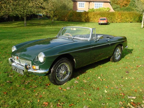 1964 MGB Roadster with Overdrive and Pull Door Handle SOLD