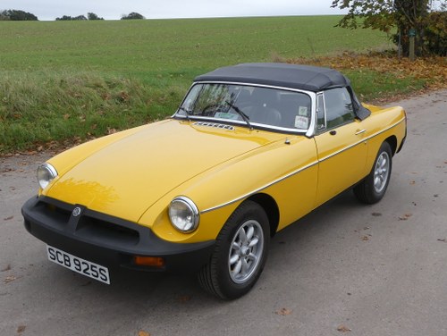 1978 MGB Roadster VENDUTO