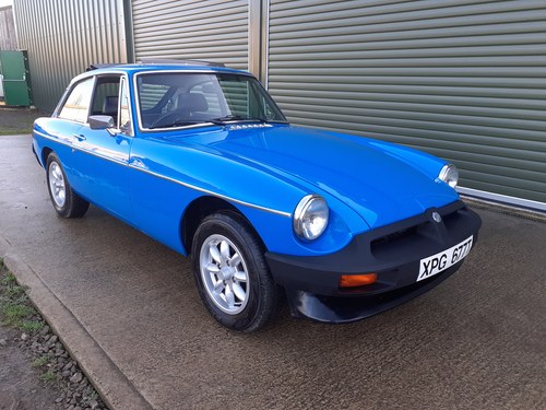 1978 MG MGB GT low mileage, sunroof, excellent VENDUTO
