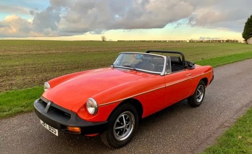 1978 MGB Roadster **3 former keepers, Manual with overdrive* SOLD