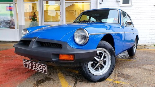 1976 Tahiti Blue MGB GT 68,500 miles For Sale