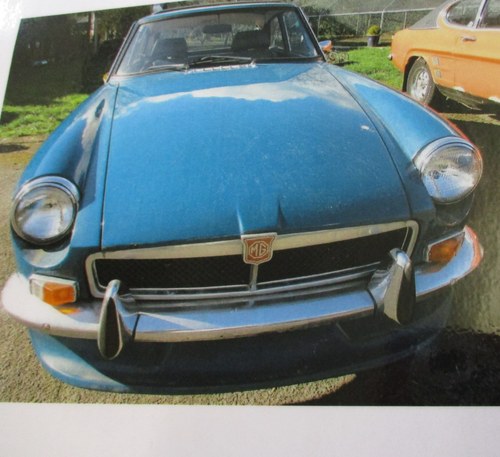 MG B GT- 1972 FOR SALE OR REFURBISHMENT For Sale
