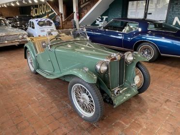 1948 MG TD Convertible Roadster RHD Full Restored Blue $44. For Sale