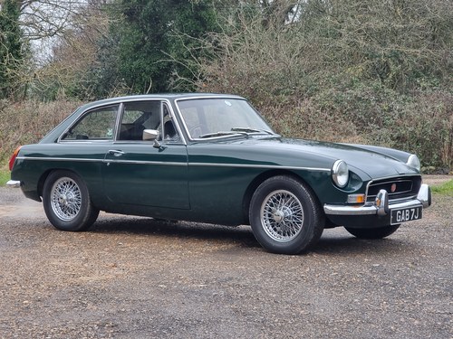 MG B GT, 1971, British Racing Green VERKAUFT