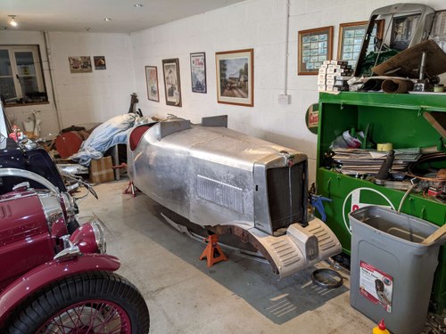 1948 MG TC Pointed Tail Restoration Project Special VENDUTO