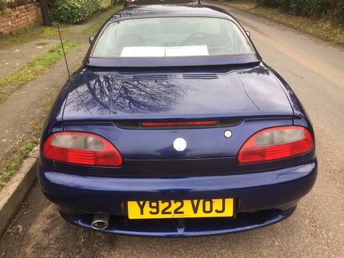 2001 Blue MGF with hard top and hard top stand SOLD In vendita