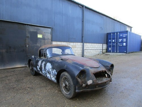 MGA Coupe 1957 LHD Project Barn Find Dry Stored Decades For Sale
