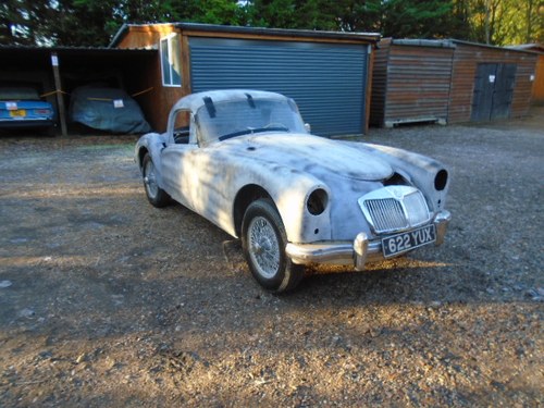 MGA COUPE LHD for restoration 1957 In vendita