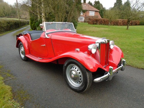 1952 MG TD SOLD