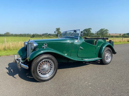 1953 MG TD 1250cc in British Racing Green SOLD