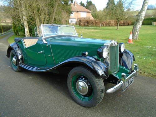 1951 MG TD (LHD) SOLD
