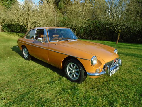 1974 MGB GT with Overdrive SOLD