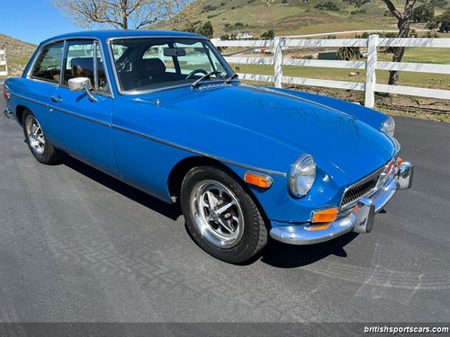 1973 MG MGB Coupe clean Blue(~)Tan driver 5 speed Manual $19 For Sale