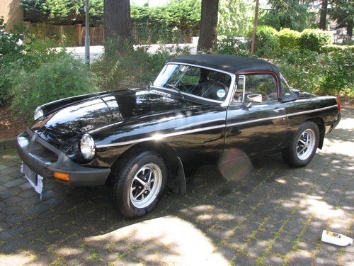 1979 Black MGB Roadster - original For Sale