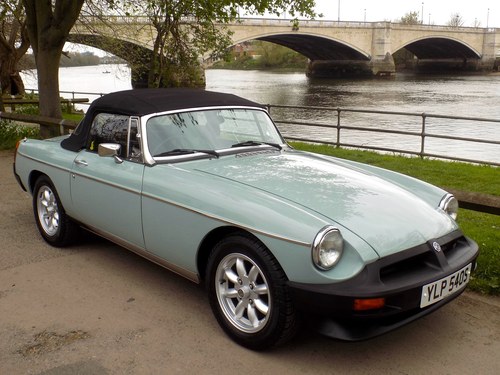 1978 MGB ROADSTER - EXCEPTIONAL CONDITION SOLD