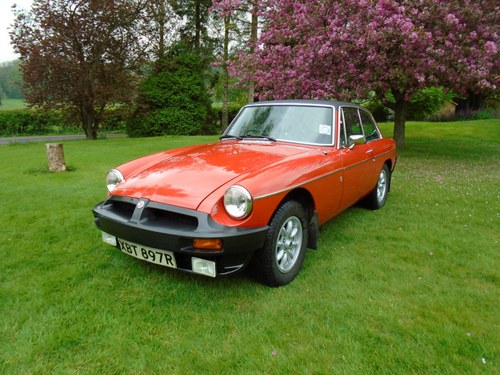 1976 MGB GT with Overdrive SOLD