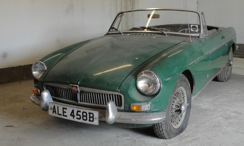 1964 MGB ROADSTER PROJECT For Sale by Auction