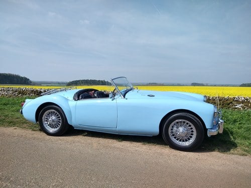 1959 MG MGA 1600 IRIS BLUE CABRIOLET For Sale