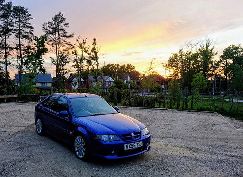 2006 MG ZS 180 MK2 KV6 Ignition Blue, very low millage VERKAUFT