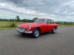 1966 MGB GT in red with black leather interior For Sale (picture 1 of 12)
