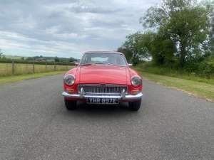 1966 MGB GT in red with black leather interior For Sale (picture 2 of 12)