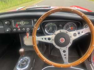 1966 MGB GT in red with black leather interior For Sale (picture 8 of 12)