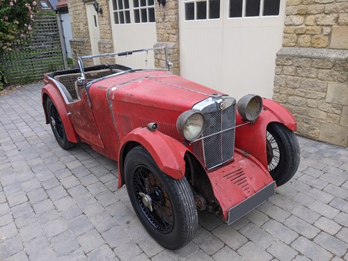 1933 MG J1 Restoration Project - Numbers Matching SOLD