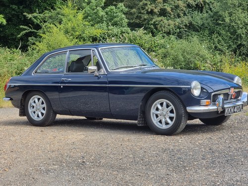 MG B GT, 1973, Blue Royale SOLD
